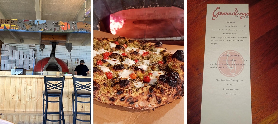 Groundling Pizza Co. Menu